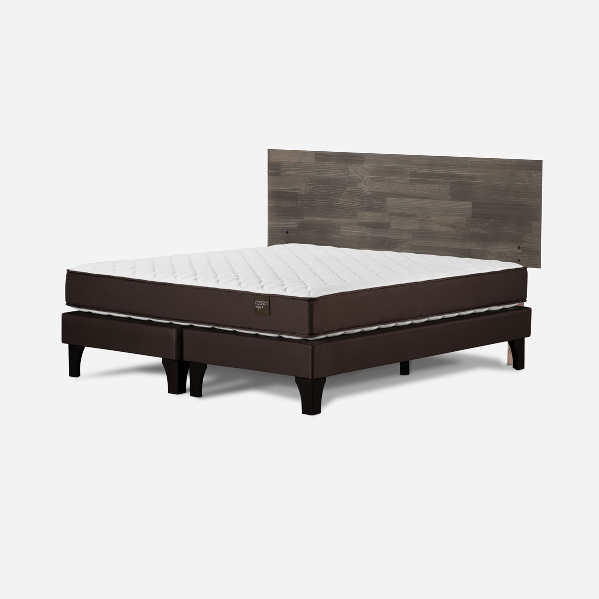 CAMA NEW ERGO T 2 PLAZAS BD + RESPALDO TABOR GRAFITO - 5