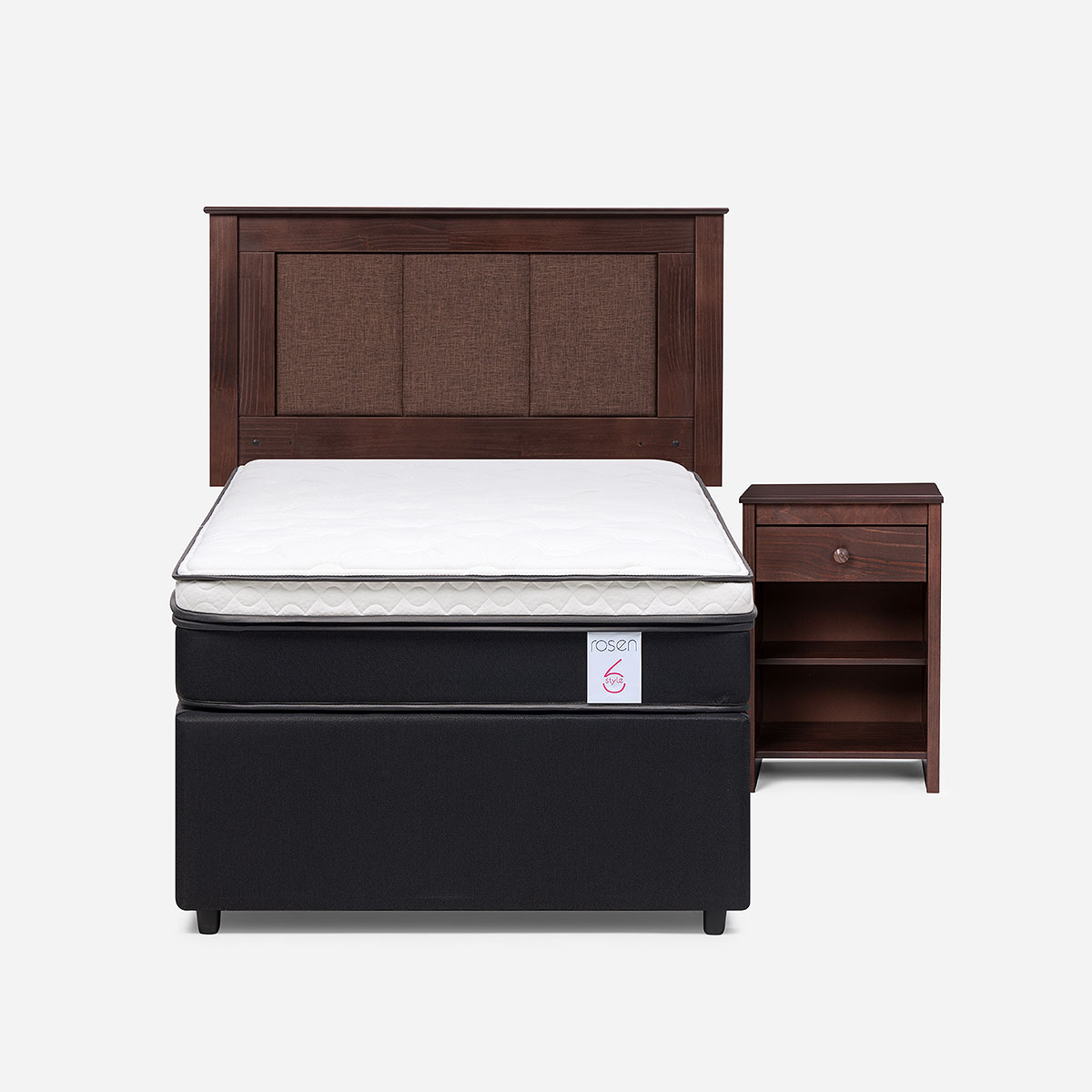DIVAN NEW STYLE 6 1.5 PLAZAS + SET DE MUEBLES RACHEL - 1