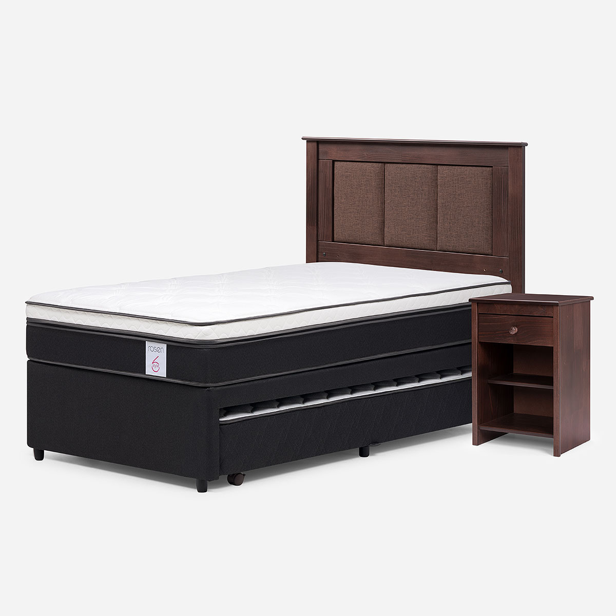 DIVAN NEW STYLE 6 1.5 PLAZAS + SET DE MUEBLES RACHEL - 9