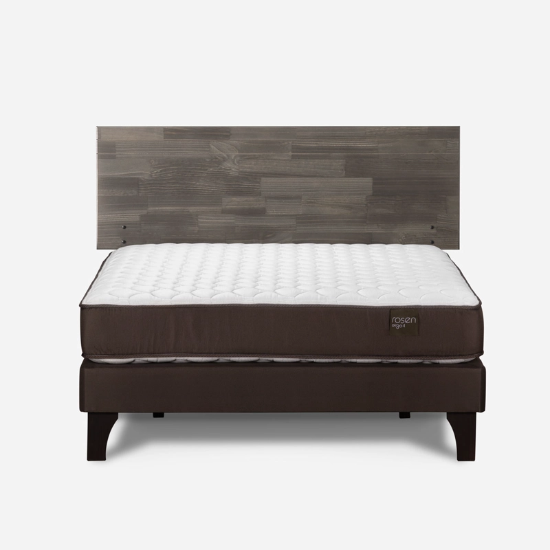CAMA NEW ERGO T 2 PLAZAS + RESPALDO TABOR GRAFITO - 2