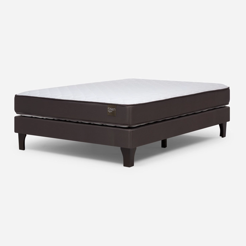 CAMA NEW ERGO T 2 PLAZAS + RESPALDO TABOR GRAFITO - 3