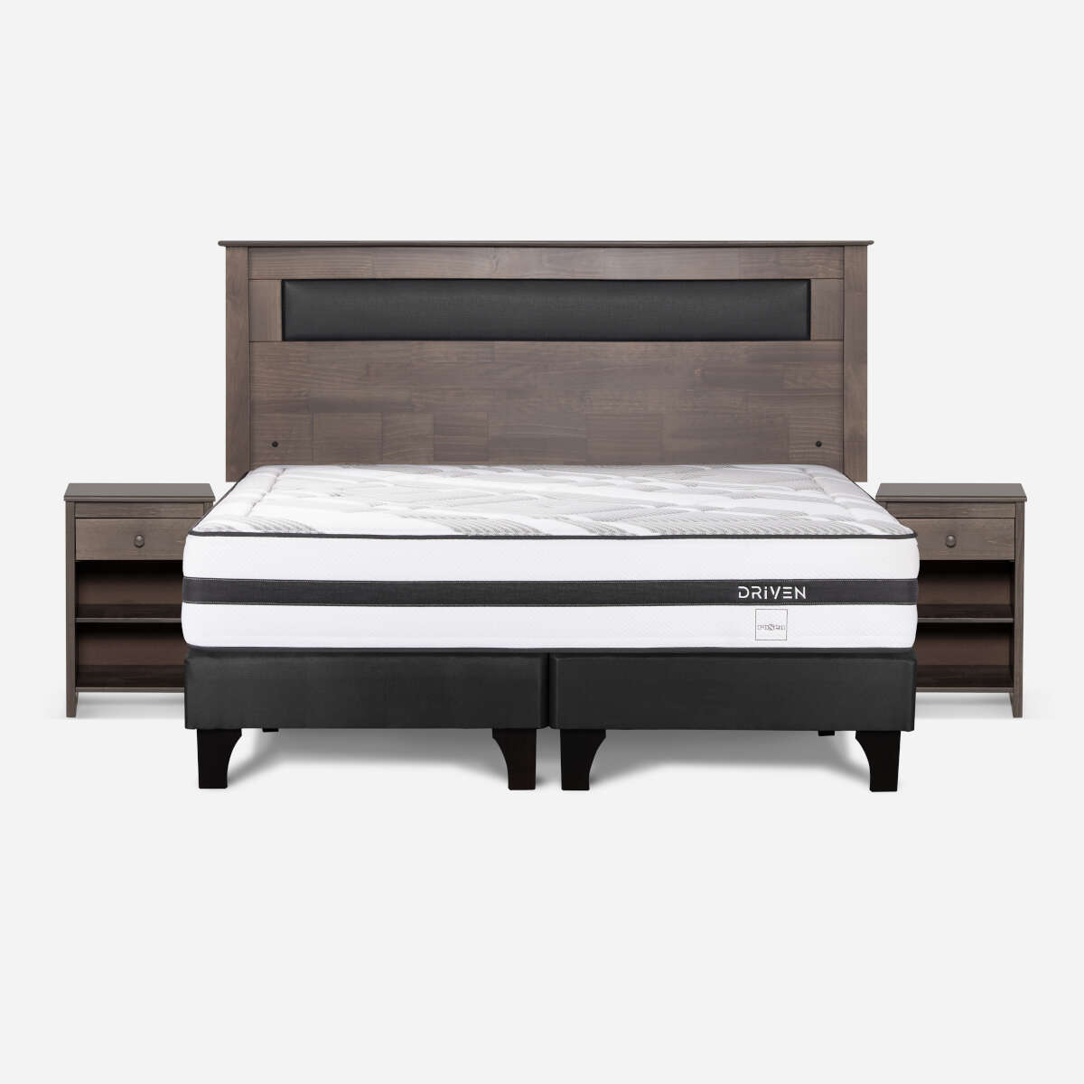 CAMA DRIVEN KING + MUEBLES FERRARA - 1