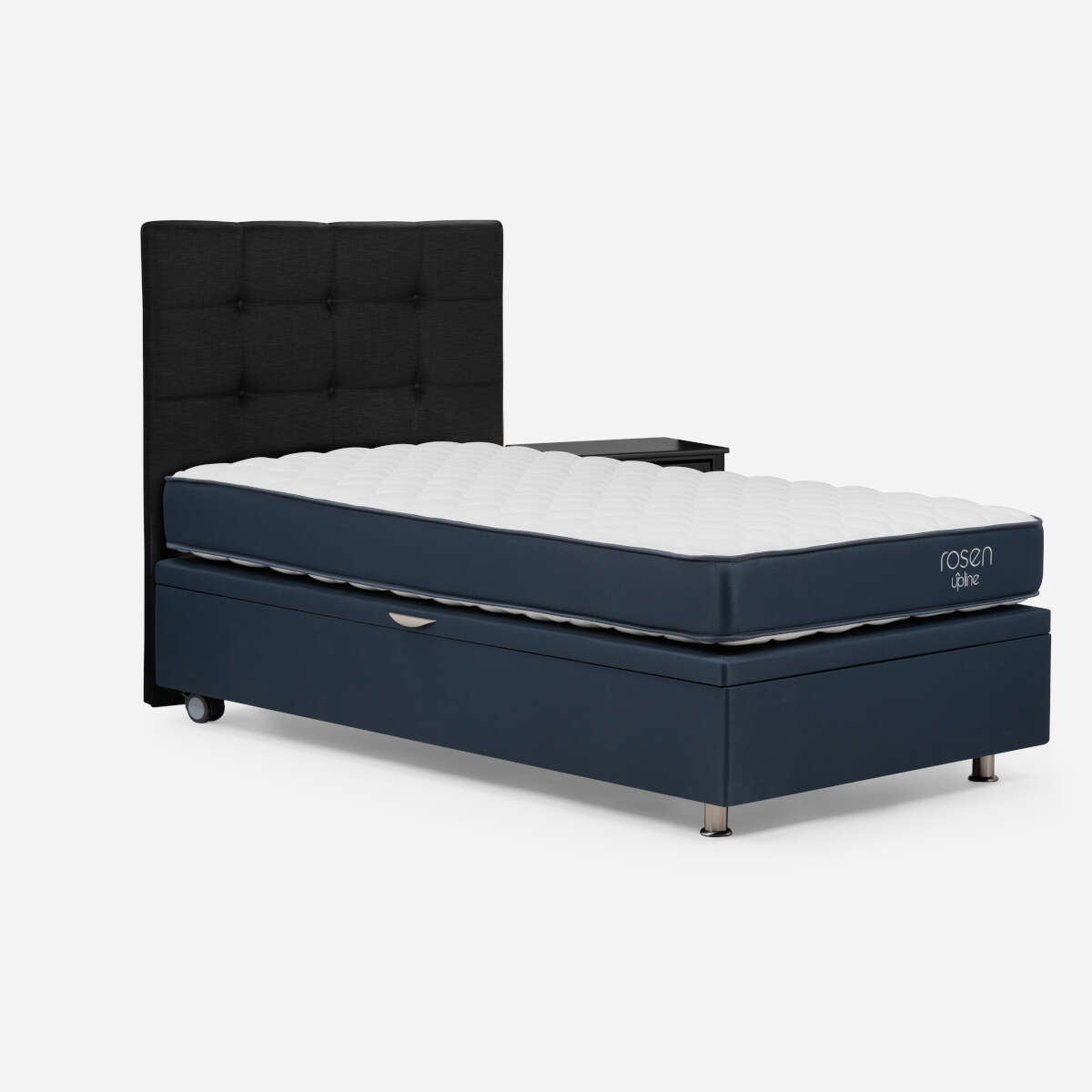 BOXET UPLINE 1,5 PLAZAS 105X200 CM + MUEBLES ISSEY GRAFITO - 4