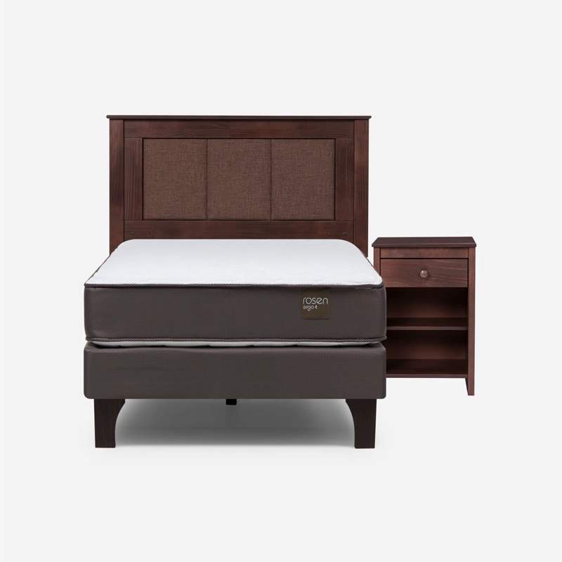 CAMA NEW ERGO T 1 PLAZA + SET DE MUEBLES RACHEL - 1