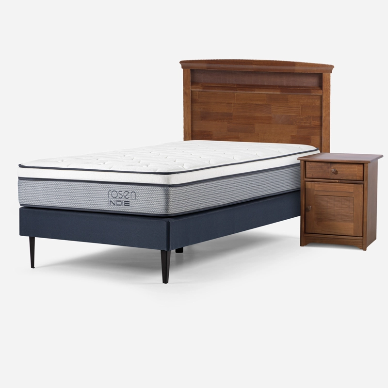 CAMA EUROPEA ROSEN INDIE 1  PLAZA + MUEBLES VENETO - 6