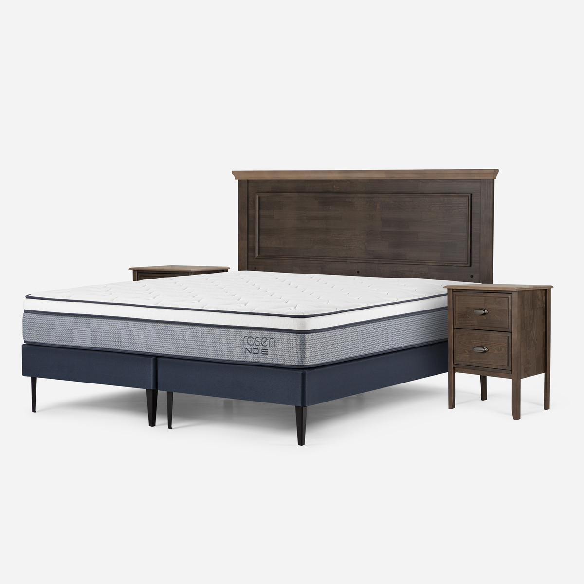 CAMA EUROPEA ROSEN  INDIE KING + MUEBLES ANNA - 6