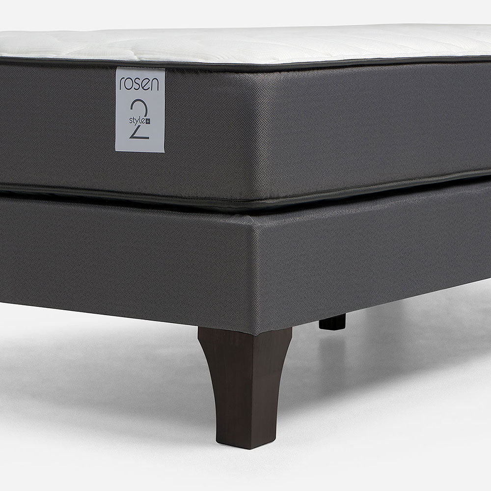 CAMA EUROPEA NEW STYLE 2 PLUS 1 PLAZA+RESPALDO LUCIO+VELADOR - 3