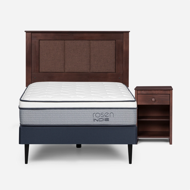 CAMA EUROPEA ROSEN INDIE 1,5 PL+ RESP. RACHEL Y VEL. FERRARA - 1