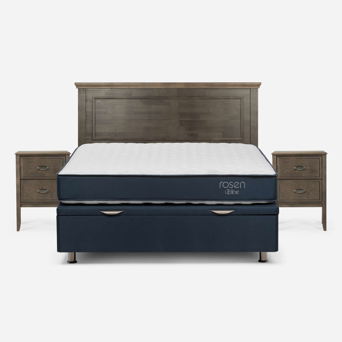 BOXET UPLINE 2 PLAZAS 150X200 CM + MUEBLES ANNA - 1
