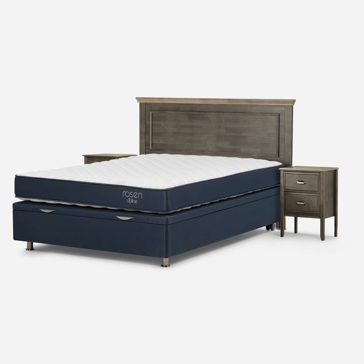 BOXET UPLINE 2 PLAZAS 150X200 CM + MUEBLES ANNA - 4