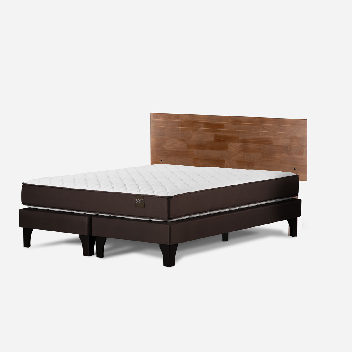 CAMA NEW ERGO T 2 PLAZAS BD + RESPALDO TABOR CARAMELO - 5