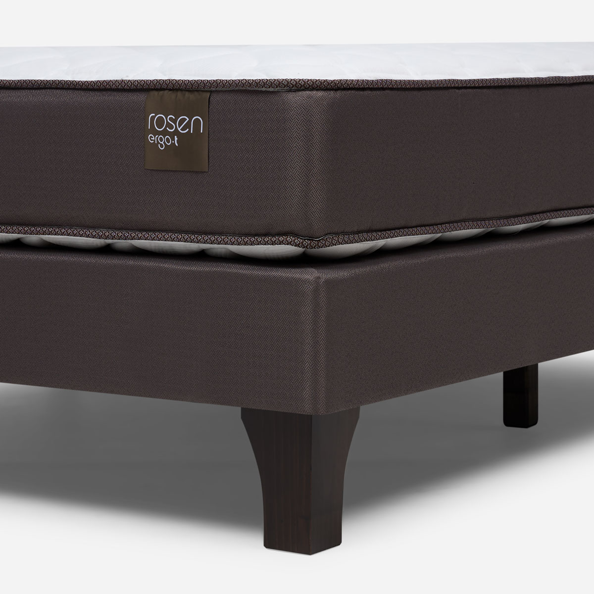CAMA NEW ERGO T 2 PLAZAS BD + RESPALDO TABOR CARAMELO - 6