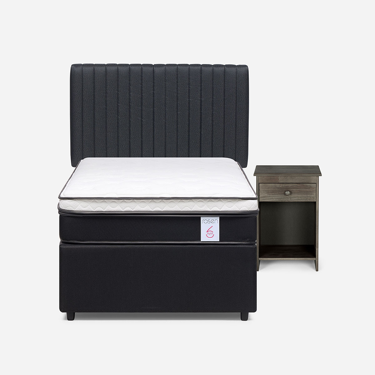 DIVAN NEW STYLE 6 1.5 PLAZAS + SET DE MUEBLES LUCIO - 1