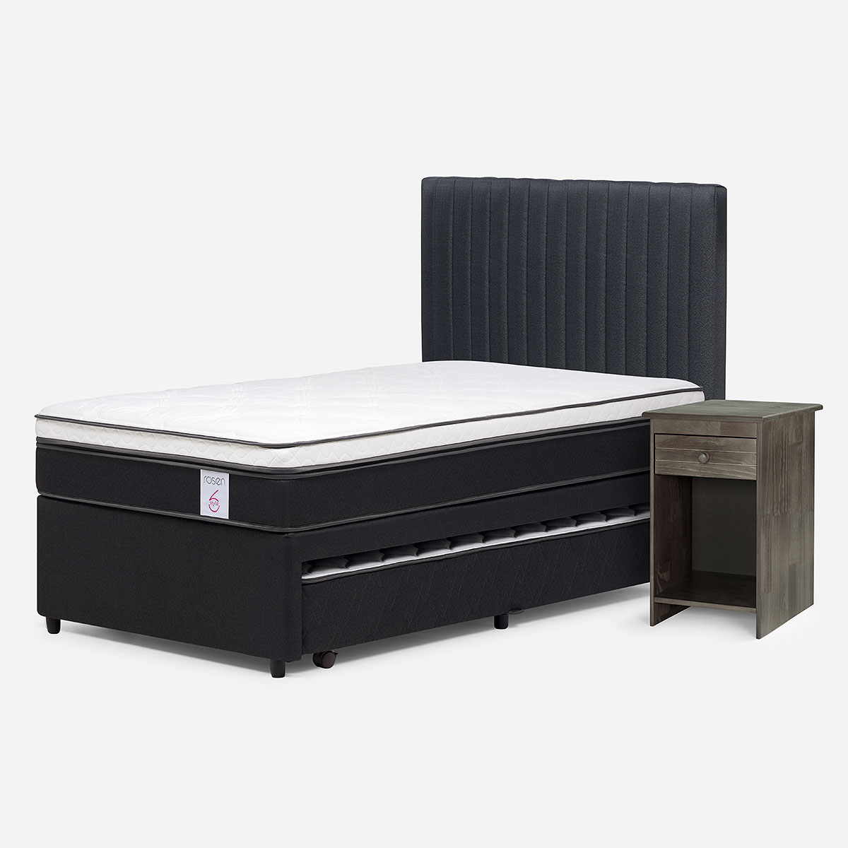 DIVAN NEW STYLE 6 1.5 PLAZAS + SET DE MUEBLES LUCIO - 9