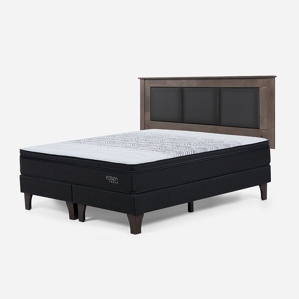 CAMA EUROPEA TEMPO KING 180X200 CM + RESPALDO RACHEL - 3