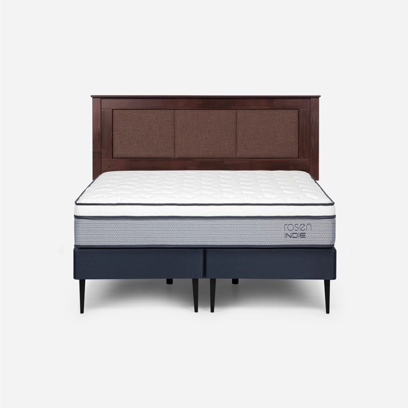 CAMA EUROPEA ROSEN INDIE 2 PLAZAS BD + RESPALDO RACHEL - 1