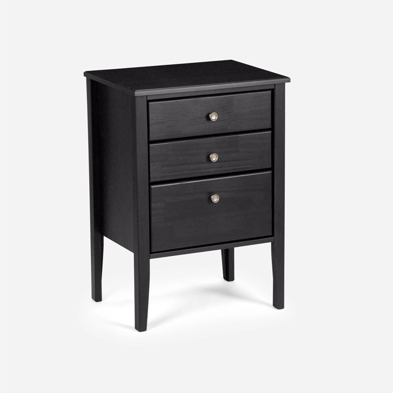 CAMA EUROPEA ROSEN  INDIE 2 PLAZAS + MUEBLES ISSEY GRAFITO - 4