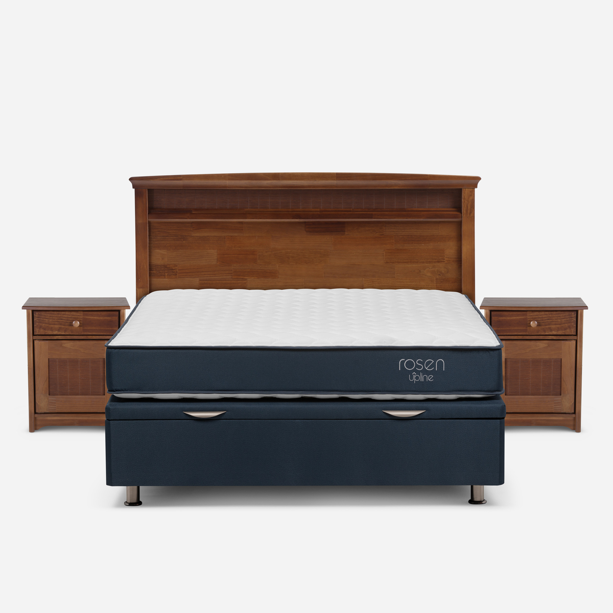BOXET UPLINE 2 PLAZAS 150X200 CM + MUEBLES VENETO - 1