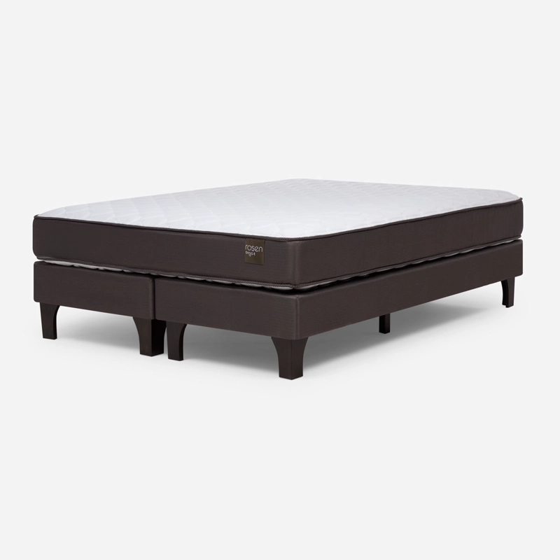 CAMA NEW ERGO T 2 PLAZAS BD + VELADOR TABOR CARAMELO - 3