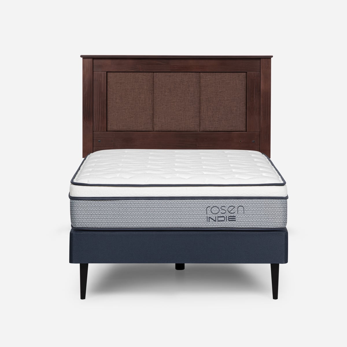 CAMA EUROPEA ROSEN INDIE 1,5 PLAZAS + RESPALDO RACHEL - 1