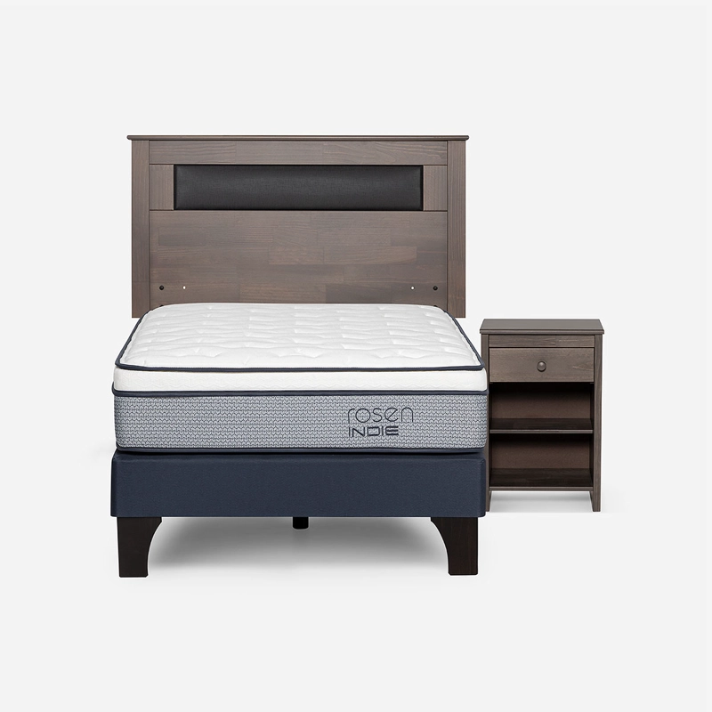 CAMA INDIE 1 PLAZA + MUEBLES FERRARA - 1