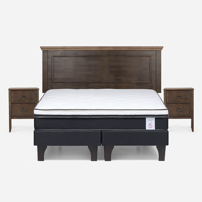 CAMA NEW STYLE 6 2 PLAZAS + SET DE MUEBLES ANNA - 1