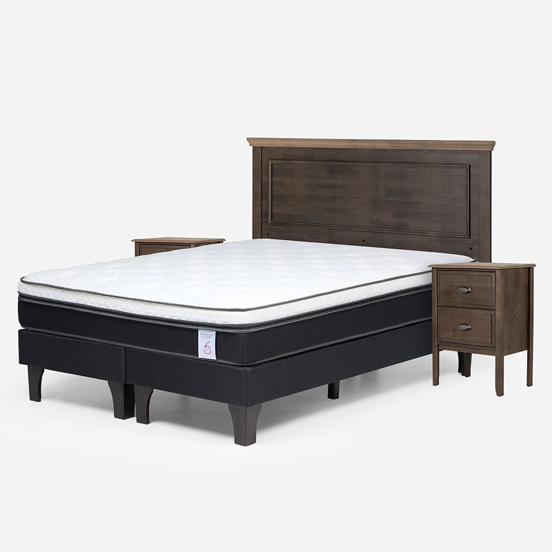 CAMA NEW STYLE 6 2 PLAZAS + SET DE MUEBLES ANNA - 8