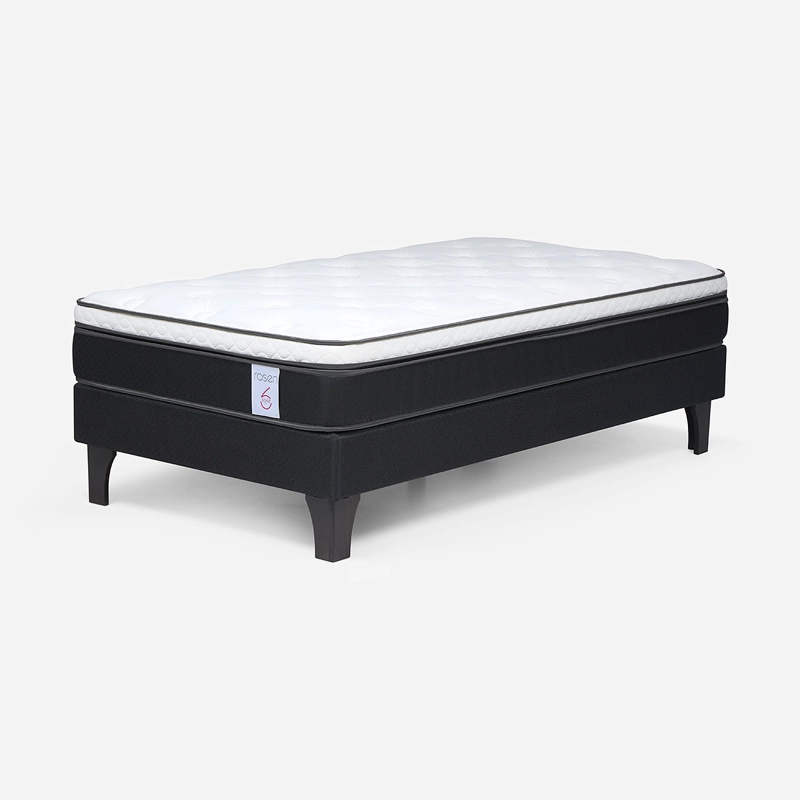CAMA NEW STYLE 6 1 PLAZA + SET DE MUEBLES RACHEL - 2