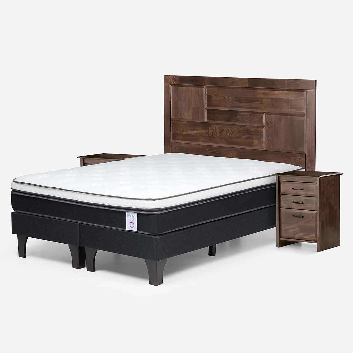 CAMA NEW STYLE 6 KING + SET DE MUEBLES DOLCE - 8