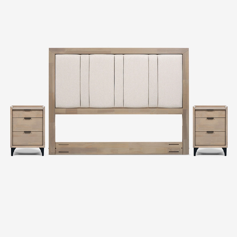 CAMA EUROPEA BOCK FIRM 2 PLAZAS BD + SET DE MUEBLES MELROSE - 5