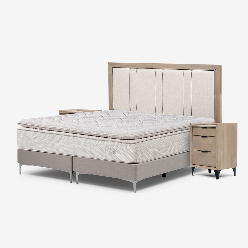 CAMA EUROPEA BOCK 2 PLAZAS BD + SET DE MUEBLES MELROSE - 7