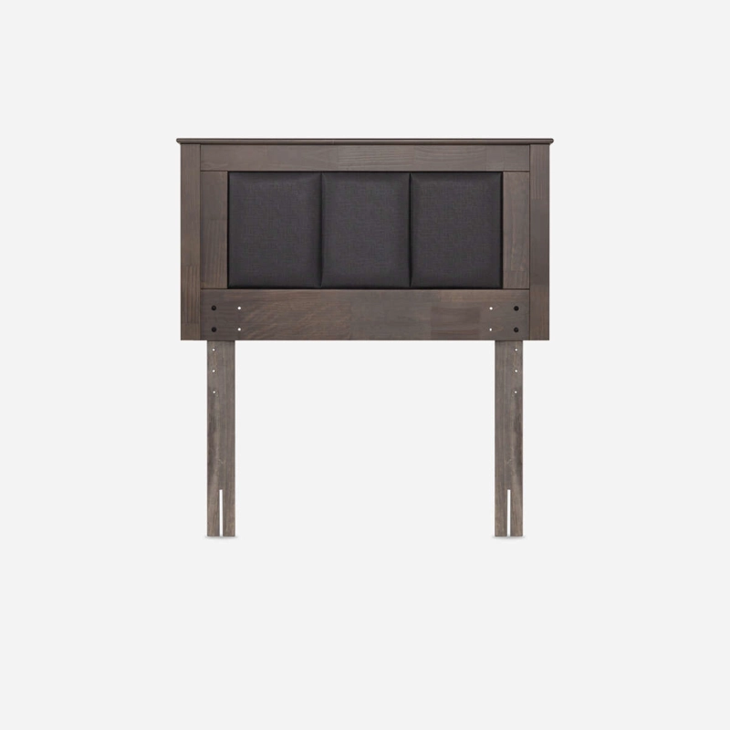RESPALDO ROSEN RACHEL 1,5 PLAZAS MADERA GRIS - 1