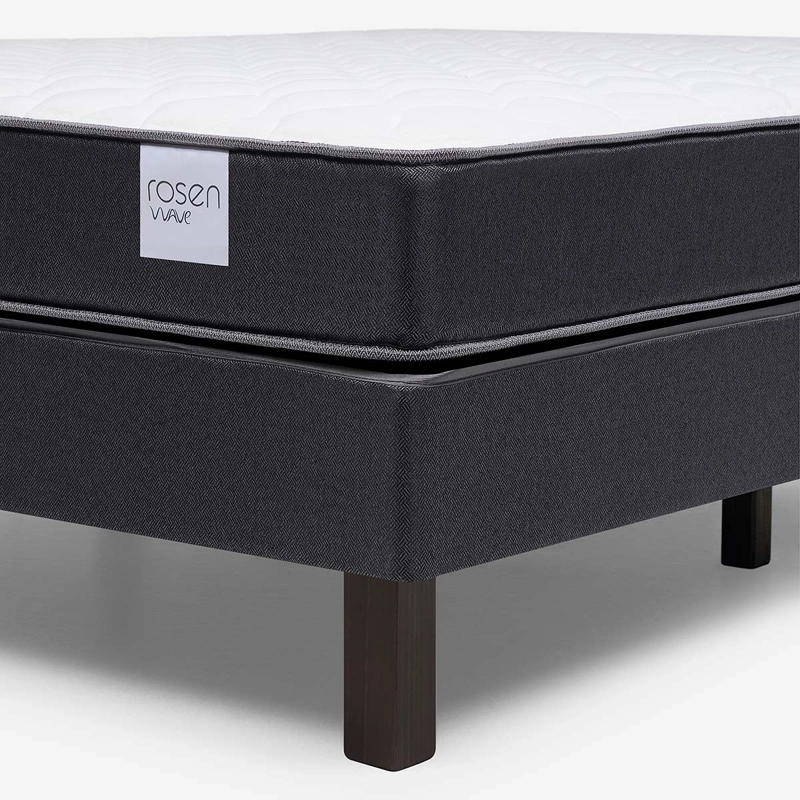 CAMA EUROPEA WAVE 2 PLAZAS 150X190 CM+MUEBLES TABOR CARAMELO - 3
