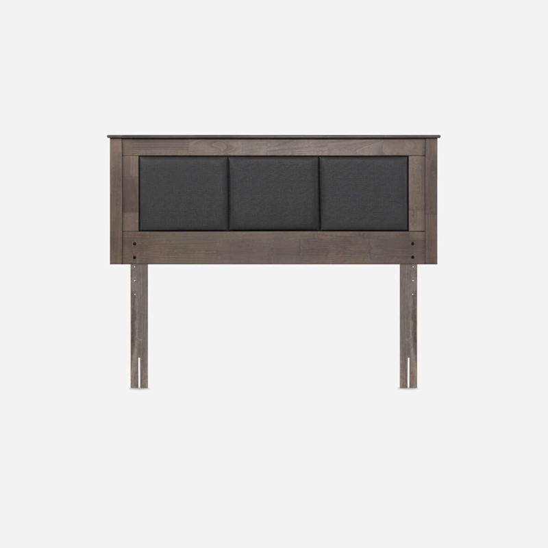 RESPALDO ROSEN RACHEL 2 PLAZAS MADERA GRIS - 1