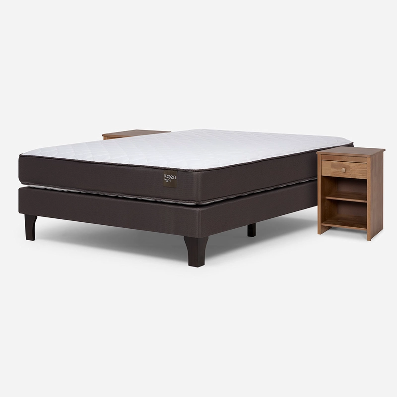CAMA NEW ERGO T 2 PLAZAS + VELADOR FERRARA - 6