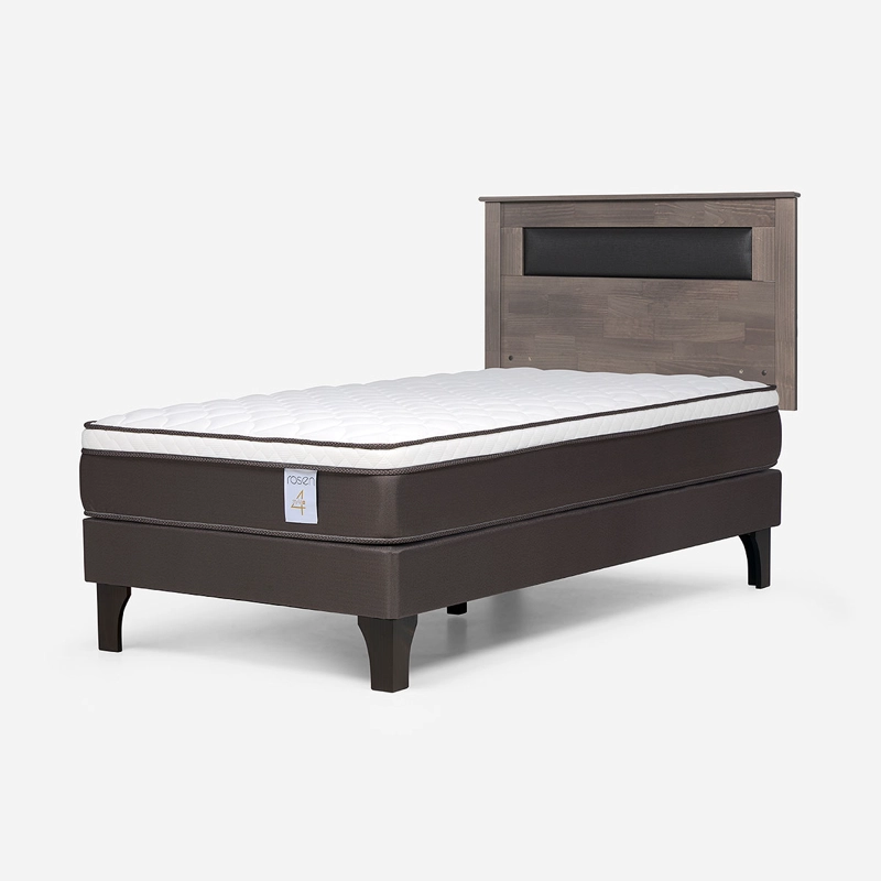 CAMA NEW STYLE 4 PLUS 1 PLAZA + RESPALDO FERRARA - 7