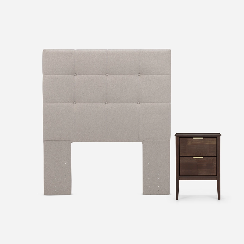 SET RESPALDO ISSEY + VELADOR SOHO CHOCOLATE ROSEN 1,5 PLAZAS - 1
