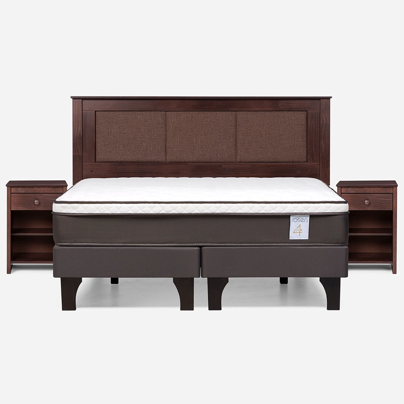 CAMA NEW STYLE 4 PLUS KING + SET DE MUEBLES RACHEL - 1