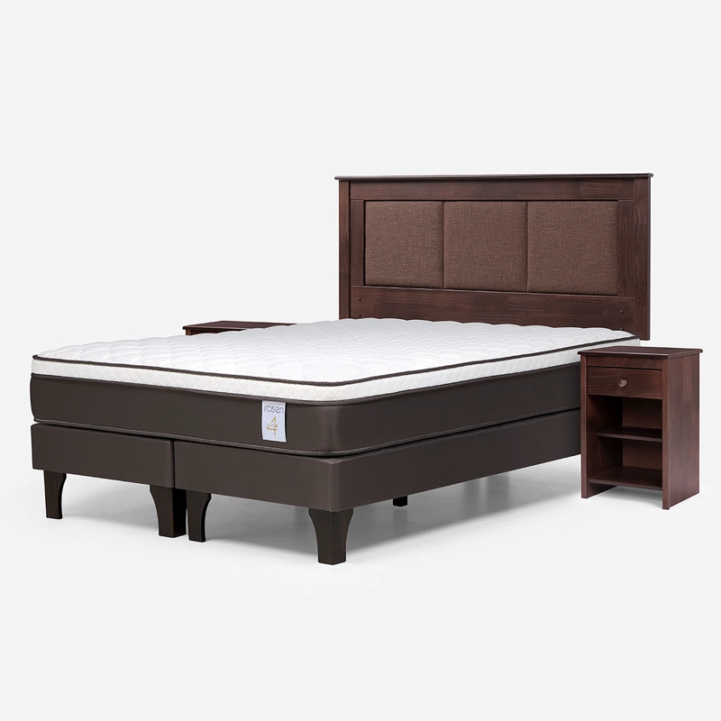 CAMA NEW STYLE 4 PLUS KING + SET DE MUEBLES RACHEL - 8
