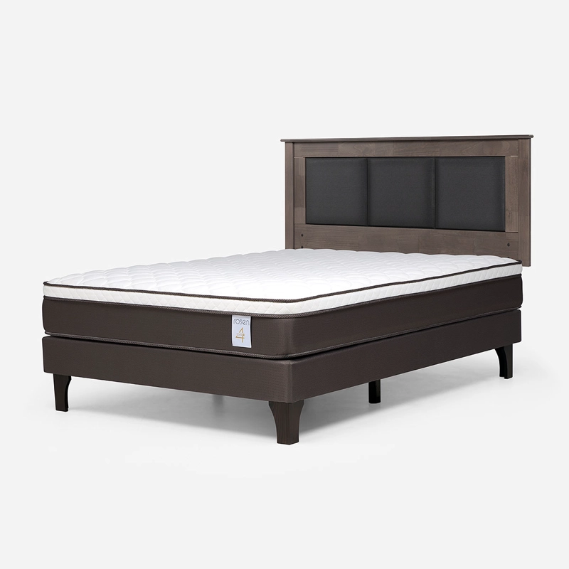 CAMA NEW STYLE 4 PLUS 2 PLAZAS + RESPALDO RACHEL - 7