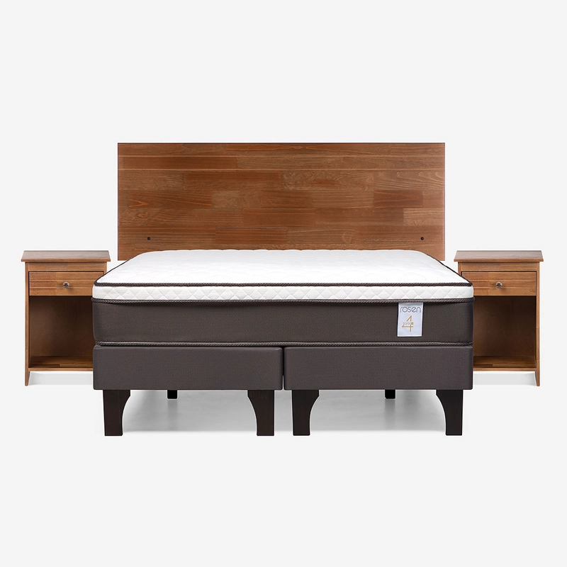 CAMA NEW STYLE 4 PLUS 2 PLAZAS + SET DE MUEBLES TABOR - 1