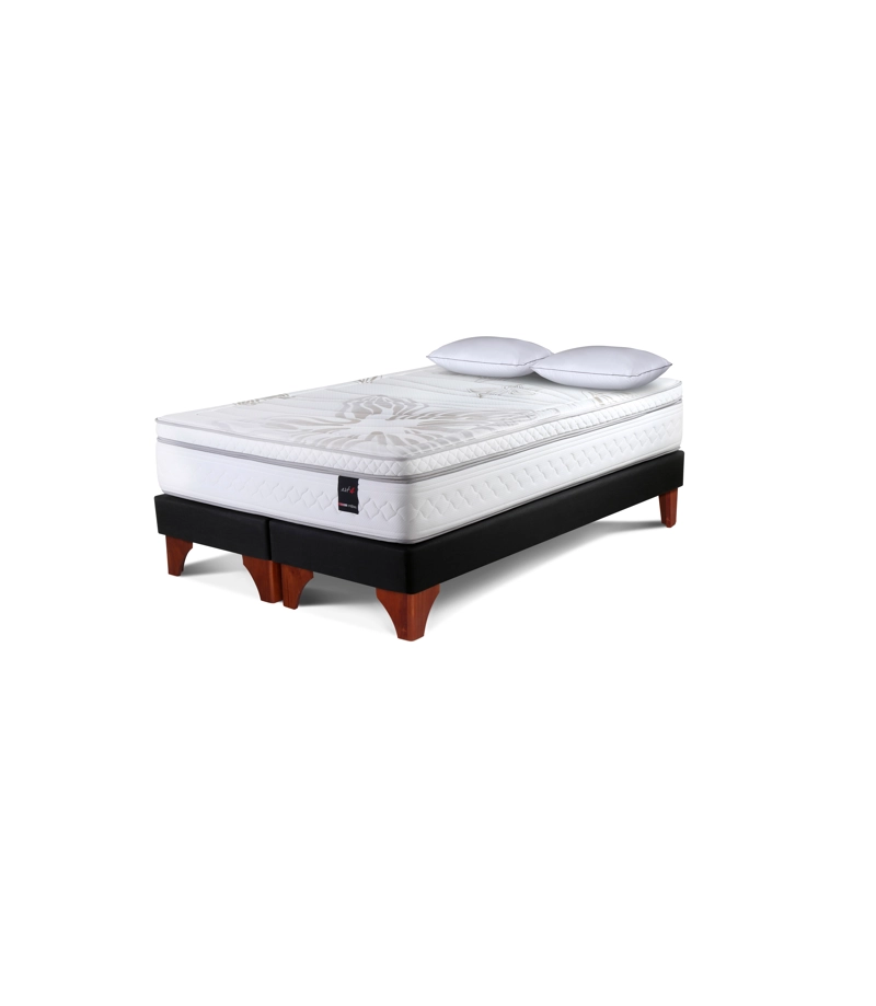 BOX SPRING ART 4 2 PLAZAS BD + ALMOHADAS EXTRA - 1