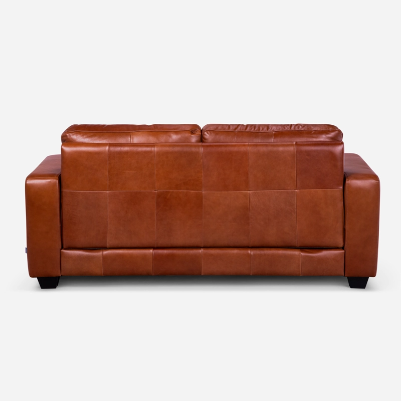 SOFA ROSEN DALI 2 CUERPOS CUERO HUNTER R. BROWN - 5