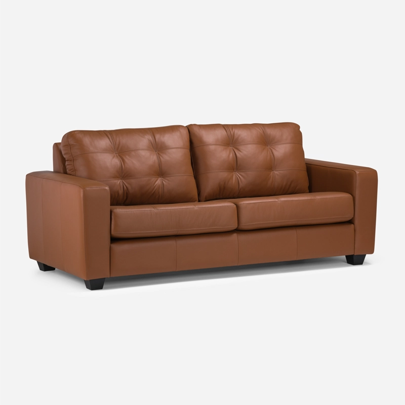 SOFA ROSEN DALI 2 CUERPOS CUERO TOFFEY - 1