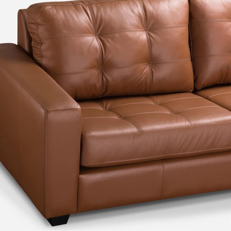 SOFA ROSEN DALI 2 CUERPOS CUERO TOFFEY - 8