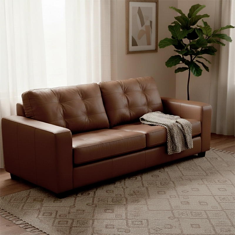 SOFA ROSEN DALI 3 CUERPOS CUERO TOFFEY - 2