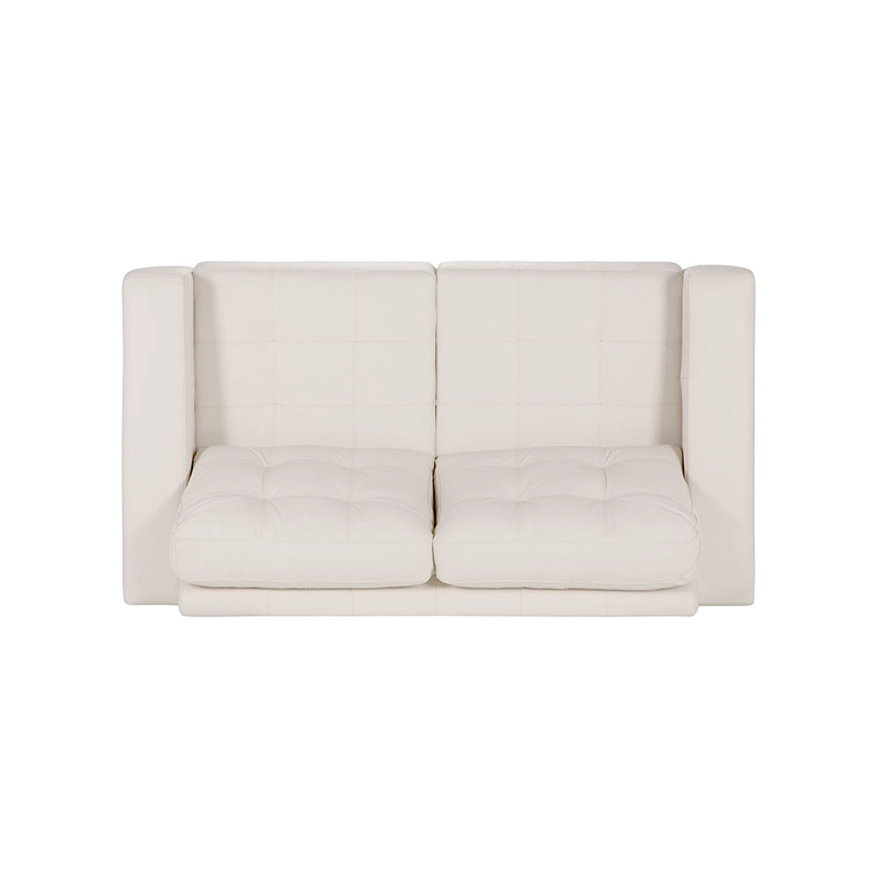 SOFA ROSEN DALI 2 CUERPOS CUERO ICE - 4