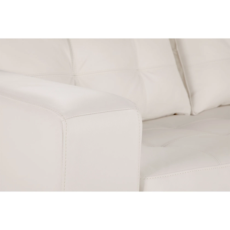 SOFA ROSEN DALI 2 CUERPOS CUERO ICE - 7