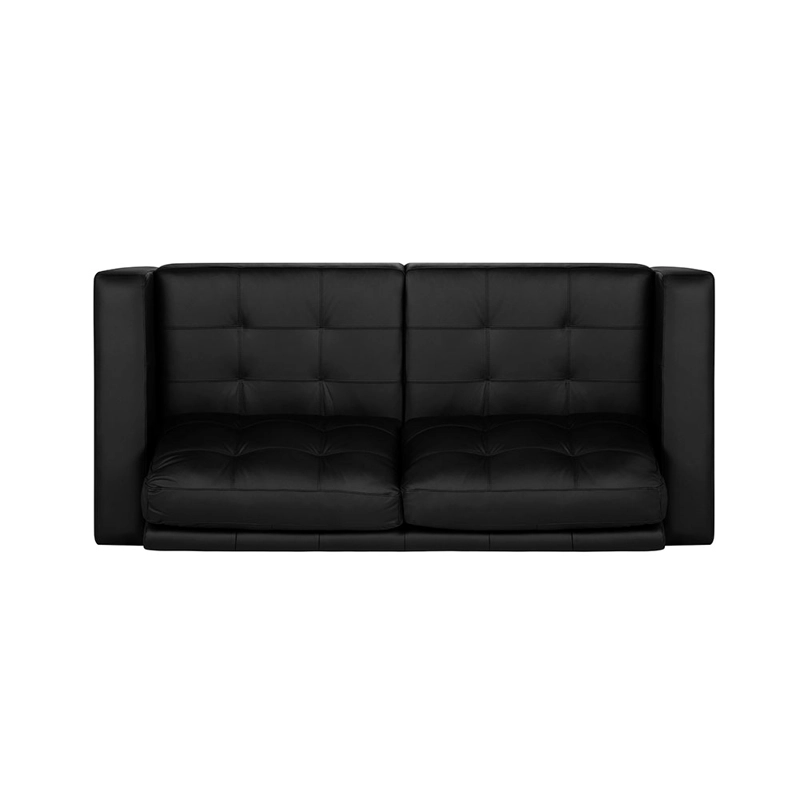 SOFA ROSEN DALI 3 CUERPOS CUERO BLACK - 6