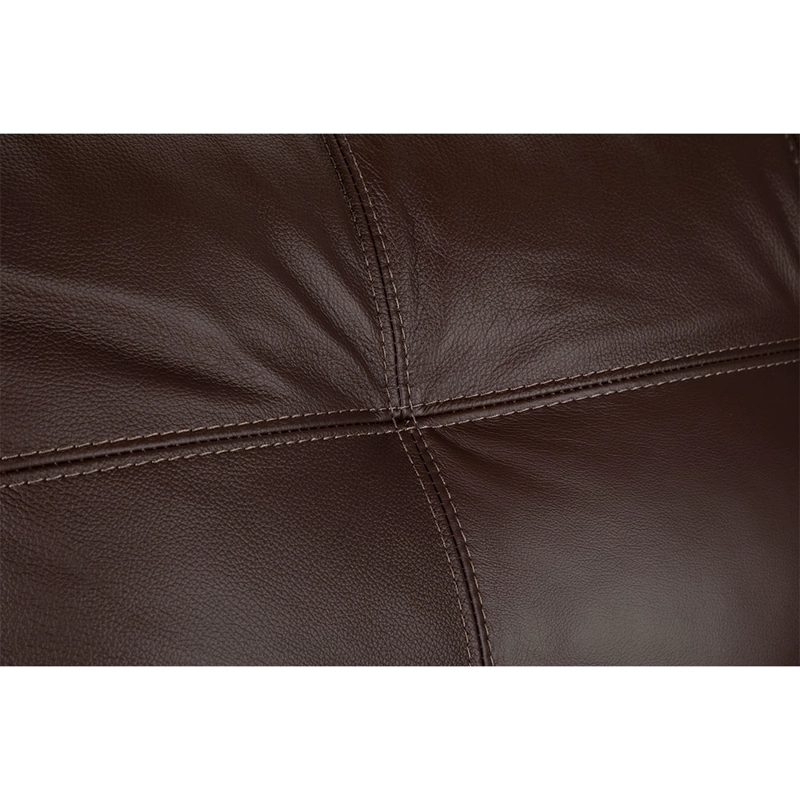 SOFA ROSEN DALI 2 CUERPOS CUERO MARRON - 8